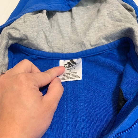 5t adidas zip up hoodie - Picture 3 of 4